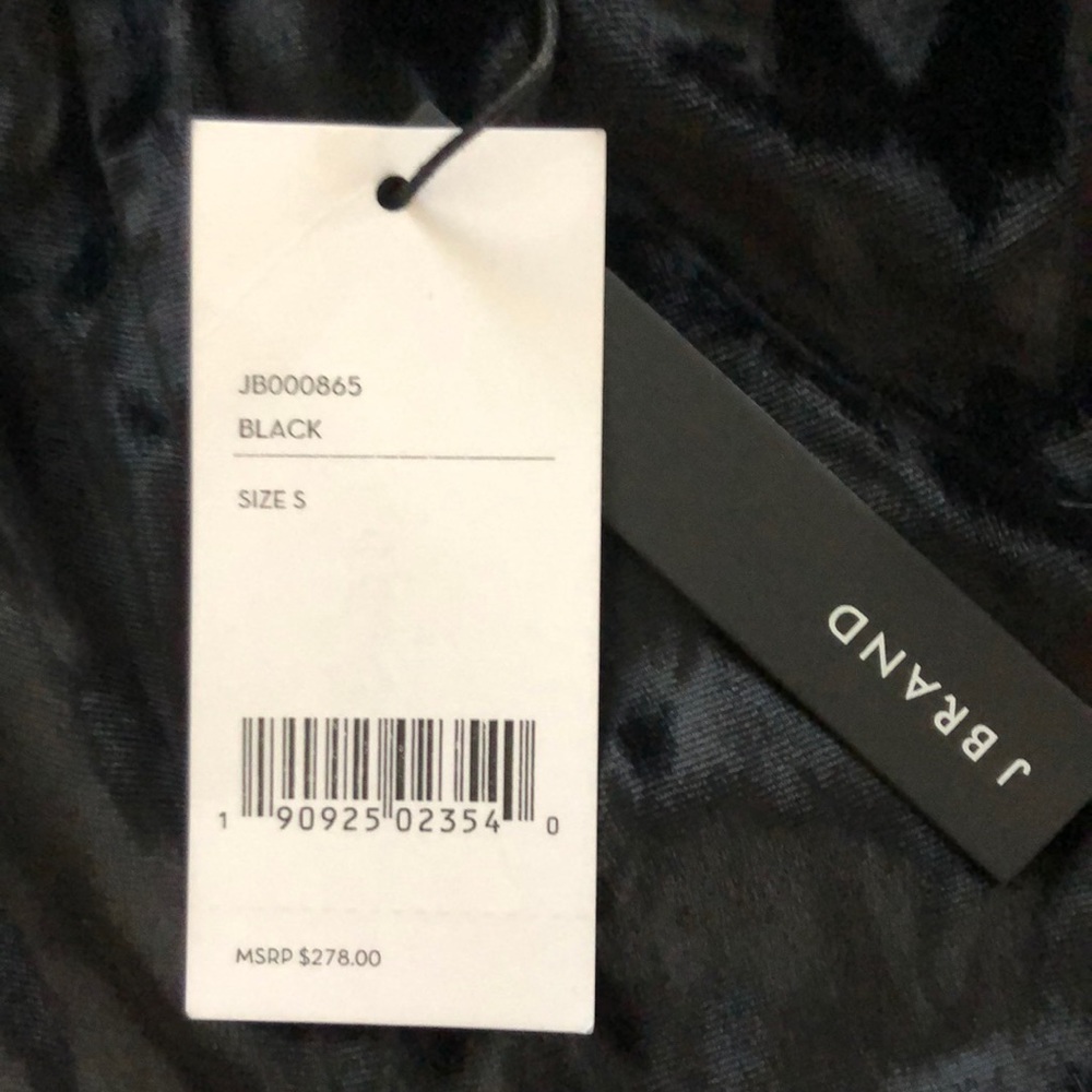 J Brand velvet pants, Small, NEW - Picture 3 of 4